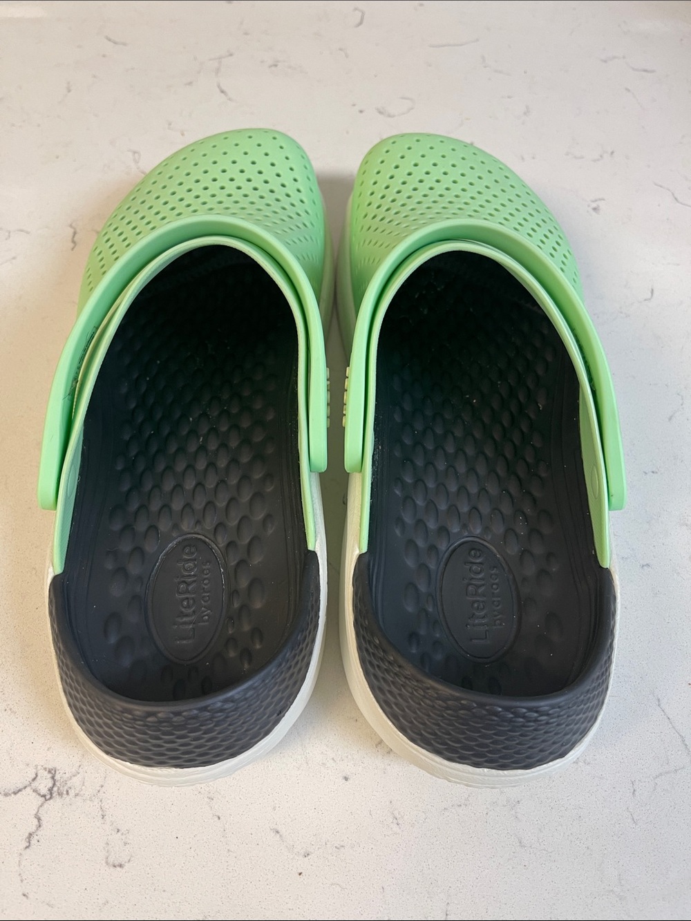 Crocs Literide Clog Mint Green 204592 Unisex Women’s 9 - Men’s 7 - Picture 7 of 17